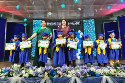 Bhavan's Tripura Vidya Mandir Celebrates Graduation Day