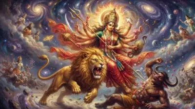 महिषासुर वध और मां दुर्गा का प्राकट्य: जब आदिशक्ति ने किया अजेय असुर का संहार