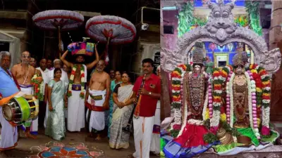 கள்ளழகருக்குச் சென்ற ஆண்டாள் மாலை!