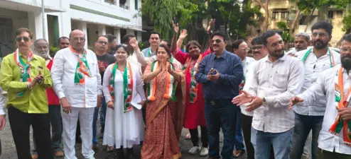 हा लोकशाहीचा विजय.दीप्ती चवधरी;कॉंग्रेस भवन मध्ये विजयोत्सव