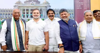 Karnataka Cabinet Lobbying Intensifies As CM Shivakumar Meets Rahul Gandhi Over Vacant Berth