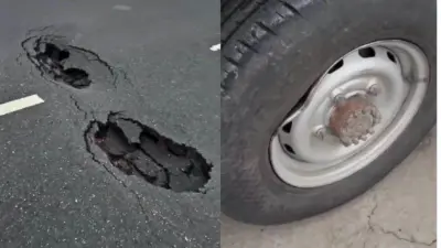 Potholes on Delhi-Dehradun Expressway months after inauguration