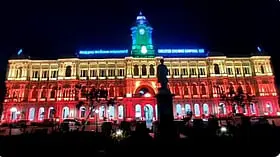 Pride Month | வானவில் நிறங்களில் ரிப்பன் மாளிகை.. ஒளிரவிடப்படும் வண்ண விளக்குகள்!