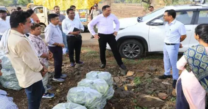डॉ. खाड़े ने मोहनपुरा में संरक्षित खेती का किया अवलोकन