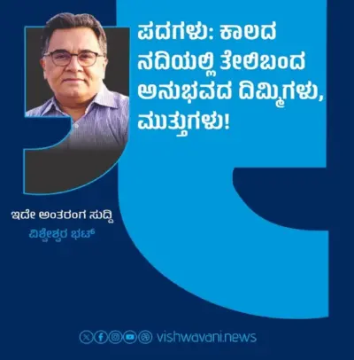 Vishweshwar Bhat Column: ಪದಗಳು: ಕಾಲದ ನದಿಯಲ್ಲಿ ತೇಲಿಬಂದ ಅನುಭವದ ದಿಮ್ಮಿಗಳು, ಮುತ್ತುಗಳು!