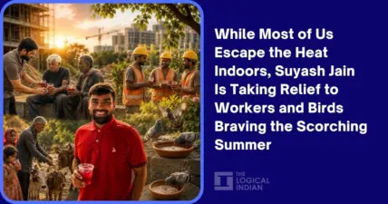 While Most of Us Escape the Heat Indoors, Suyash Jain Is Taking Relief to Workers and Birds Braving the Scorching Summer - The Logical Indian
