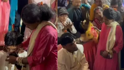 'आखिरी बार मिलने बुलाया पर नहीं आया.', शादी में पहुंची प्रेमिका, मचा जमकर बवाल, दूल्हा हुआ बेहोश