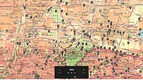 1980's central Bengaluru mapped out by BLR Yesterday