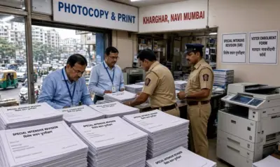 3,400 SIR Forms Found at Navi Mumbai Shop, 5 BLOs Suspended