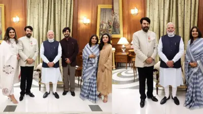 കുടുംബസമേതം മമ്മൂട്ടി; വൈറലായി പ്രധാനമന്ത്രിയുടെ പോസ്റ്റ്