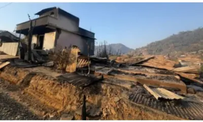 Manipur: 20 houses gutted in Ukhrul arson attack