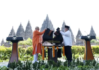 PM Modi, Indonesian President Prabowo Subianto inaugurate 1000-year-old Prambanan Temple restoration project