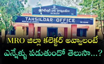 MRO నెల జీతం ఎంతో తెలుసా...ప్రమోషన్స్, అధికారాలు, విధులు ఎలా ఉంటాయంటే...?
