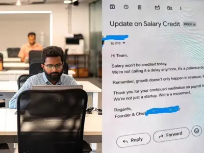 'Salary won't be credited today': Founder calls delay a 'patience-building lesson'