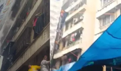 अंधेरीतील SRA इमारतीला भीषण आग
