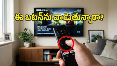 టీవీ రిమోట్లోని ఈ బటన్ను చాలామంది వాడరు.. కానీ దీని పని తెలిస్తే షాక్ అవుతారు!