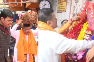তারাপীঠে পুজো দিলেন মুখ্যমন্ত্রী শুভেন্দু অধিকারী, দিলেন 'ঐতিহ্য-সংস্কৃতির বীরভূম' গড়ার ডাক