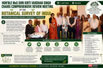Union Minister Kirti Vardhan Singh Reviews Botanical Survey of India Programmes, Calls for Innovation-Driven Biodiversity Research