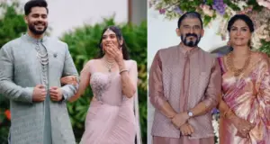 നടി ആശ ശരത്തിന്റെ ഇളയമകള് കീര്ത്തനയുടെ വിവാഹനിശ്ചയം കഴിഞ്ഞു; വരൻ അഖില് മഹേഷ് | Asha Sharath daughter Keerthana engagement