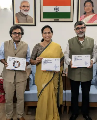 'డిజిటల్ భారత్' నివేదికను ఆవిష్కరించిన కేంద్ర మంత్రి శోభా కరంద్లాజే