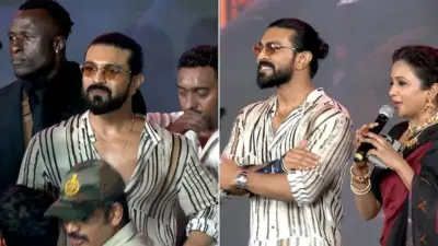 విజయవాడలో అట్టహాసంగా జరిగిన 'పెద్ది' ప్రీ రిలీజ్.. రామ్ చరణ్ సంచలన వ్యాఖ్యలు