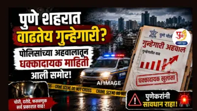 पुणे शहरात वाढतेय गुन्हेगारी? पोलिसांच्या अहवालातून धक्कादायक माहिती आली समोर