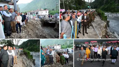 CM Sukhvinder Singh Sukhu visits disaster-hit areas of Chamba