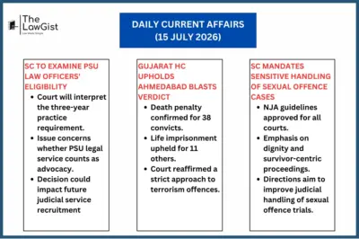 DAILY CURRENT AFFAIRS (15 JULY 2026)