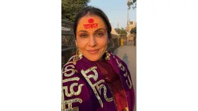 Isha Koppikar visits Mahakal, expresses peace in her heart