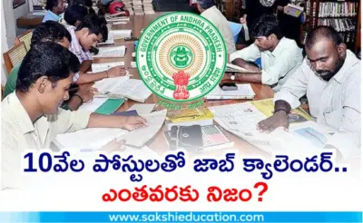 10వేల పోస్టులతో జాబ్ క్యాలెండర్..ఎంతవరకు నిజం?