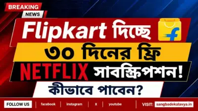 Flipkart দিচ্ছে ৩০ দিনের Netflix সাবস্ক্রিপশন! কীভাবে পাবেন?