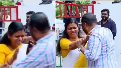 మహిళా ఎమ్మెల్యేను హగ్ చేసేందుకు కాంగ్రెస్ నేత యత్నం