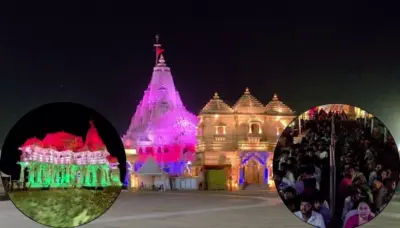 સોમનાથમાં ઉમટ્યો શિવભક્તોનો સાગર: શ્રાવણના ત્રીજા સોમવારે મહાદેવના દર્શન કરવા વહેલી સવારે 4 વાગ્યાથી જ ભક્તોની ભીડ