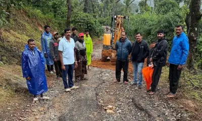 Villagers repair pothole-ridden road at their own expense after officials' inaction
