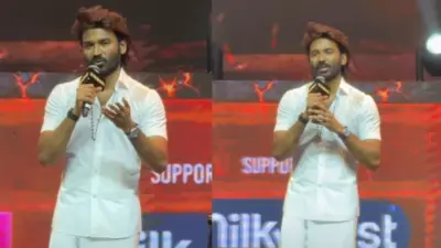 Dhanush: வேஷ்டி சட்டை போடும்போது இருக்குற ஃபீல் - கலகலப்பாக பேசிய தனுஷ்!