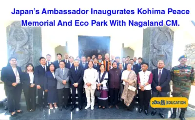 Japan's Ambassador Inaugurates Kohima Peace Memorial And Eco Park With Nagaland CM.