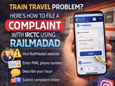 Train Travel Problem? Here's How to File a Complaint with IRCTC Using RailMadad