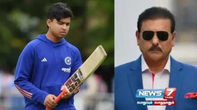 அப்படிப்பட்டவர நீங்க பெஞ்சில் அமர வச்சிருக்கீங்க.. - வைபவை களமிறக்காதது தொடர்பாக ரவி சாஸ்திரி அதிருப்தி..!