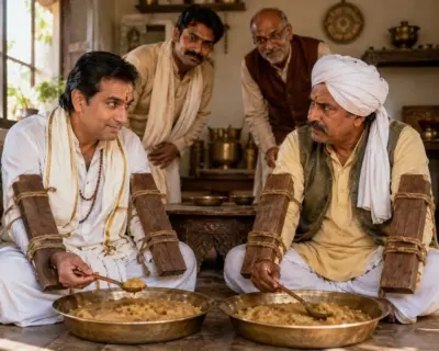 ब्राह्मण ने बनिया को हलवा तो दिया, लेकिन ऐसा बर्तन देखकर बनिया रह गया हैरान. फिर जो चाल चली, उसने पंडित की सारी अक्ल खोल दी