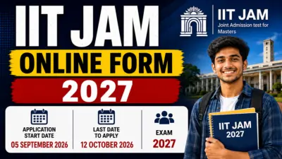 IIT JAM Online Form 2027