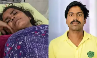 భర్తను నరికి పొట్ట చీల్చిన భార్య.. ఆపై అవయవాలు సంచిలో నింపి..