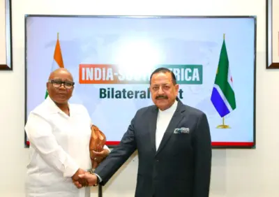 South Africa Minister meets Dr Jitendra, seeks to scale up bilateral cooperation