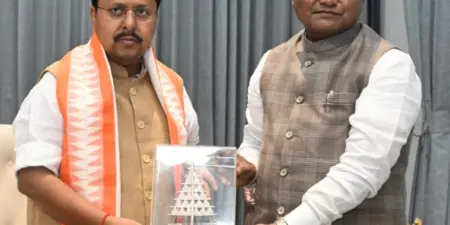 दिल्ली में भाजपा के राष्ट्रीय अध्यक्ष नितिन नवीन से मिले मुख्यमंत्री मोहन चरण माझी, ओडिशा के विकास पर हुई चर्चा