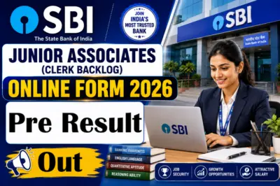SBI Clerk JA Backlog Pre Result 2026