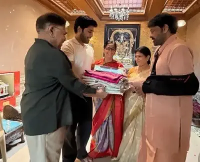 Tollywood: అల్లు శిరీష్ వెడ్డింగ్ కార్డ్ చిరంజీవికి మొదటి ఆహ్వాన పత్రిక