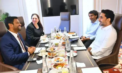 Lokesh Meets Air Trunk's CEO in Mumbai, Proposes its Campus in Visakha