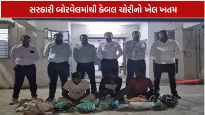 દહેગામમાં બોરવેલ કેબલ ચોરીનો ખેલ! વાહન અને મુદ્દામાલ સાથે 3 ઝડપાયા