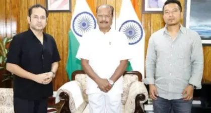 TMP chief Pradyot Debbarma meets Tripura Governor, seeks clearance of 18 pending bills
