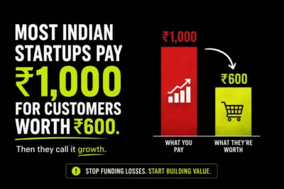 Most Indian startups are paying ₹1,000 for customers worth ₹600. Then they call it growth.