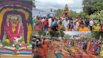 திருமலைக்குமார சுவாமி கோயில் கந்தசஷ்டி தேரோட்டம்; பக்தர்கள் கும்பிடு சரண வழிபாடு!